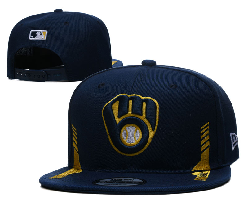 MLB Milwaukee Brewers Snapbacks-YD323