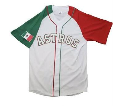 Men's ASTROS JERSEY HISPANIC HERITAGE MEXICO CUSTOM JERSEY