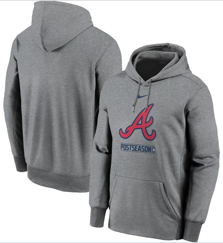 Men's-Atlanta-Braves-Nike-Gray-2020-Postseason-Collection-Pullover-Hoodie