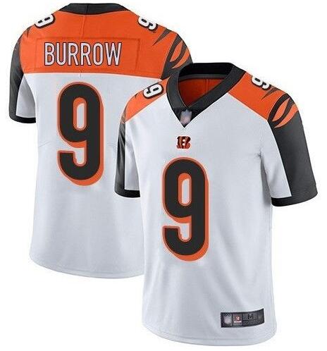 Men's Cincinnati Bengals #9 Joe Burrow White 2020 Vapor Untouchable Stitched NFL Nike Limited Jersey