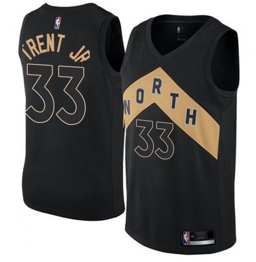 Men's Gary Trent Jr. Toronto Raptors #33 Swingman Black Jersey - City Edition