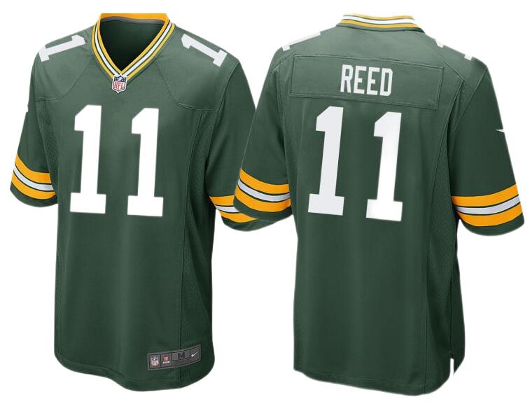 Men's Green Bay Packers #11 Jayden Reed Team Color Vapor Untouchable Nike Green Jersey