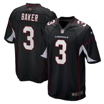 Men's Nike Budda Baker Black Arizona Cardinals #3 Alternate Game Jersey
