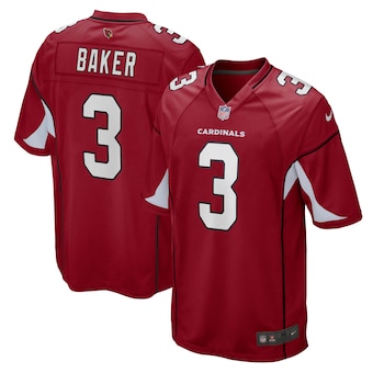 Men's Nike Budda Baker Cardinal Arizona Cardinals #3 Game Jersey