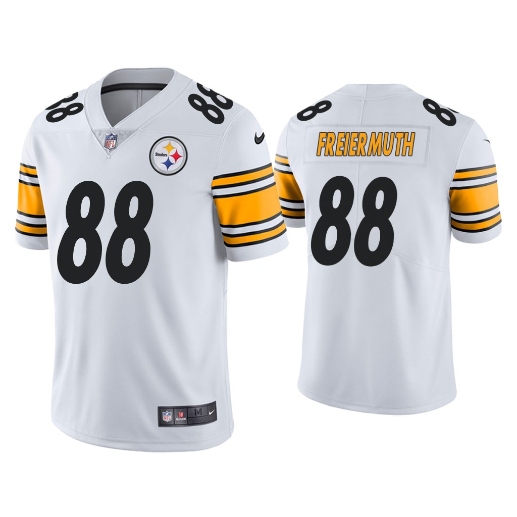 Men's Pat Freiermuth Steelers #88 Vapor Limited Jersey White