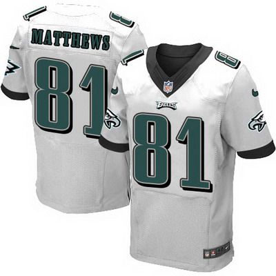 Men's Philadelphia Eagles #81 Jordan Matthews 2014 Nike White Elite Jersey