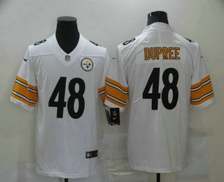 Men's Pittsburgh Steelers #48 Bud Dupree White 2017 Vapor Untouchable Stitched NFL Nike Limited Jersey