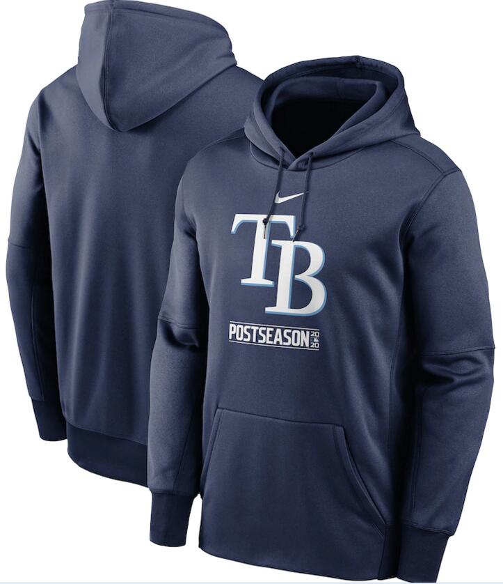 Men's Tampa Bay Rays Nike Navy 2020 Postseason Collection Pullover Hoodie