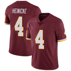 Men's Taylor Heinicke Washington Football Team No.4 Limited Burgundy Color Vapor Untouchable Jersey