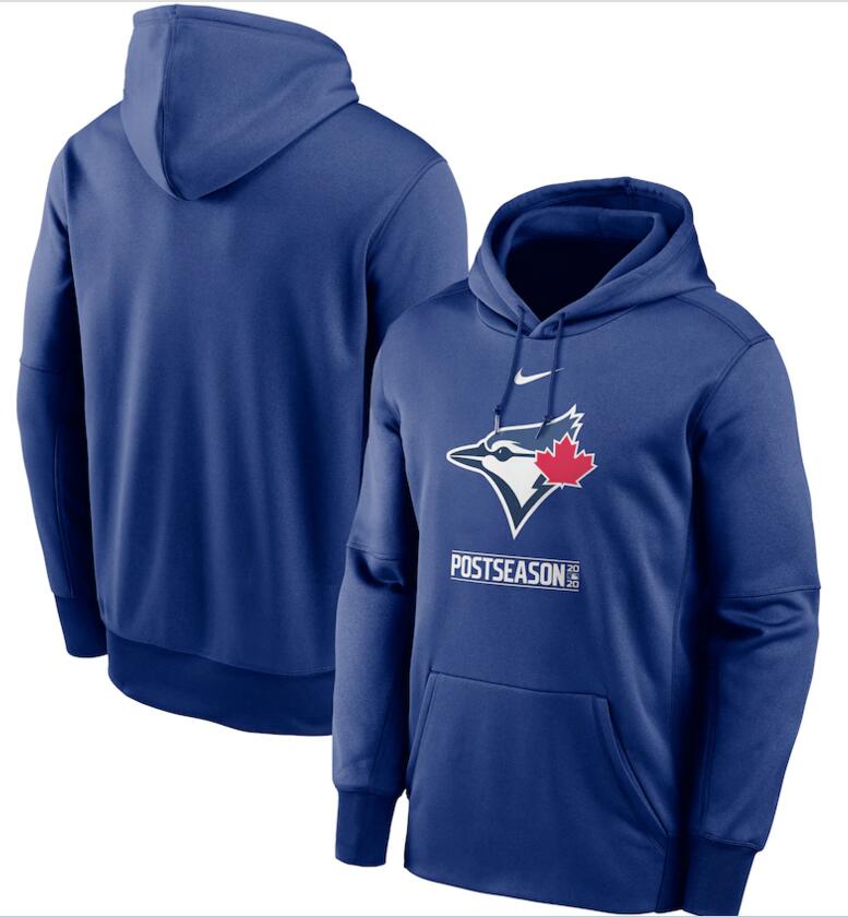Men's Toronto Blue Jays Nike Royal 2020 Postseason Collection Pullover Hoodie
