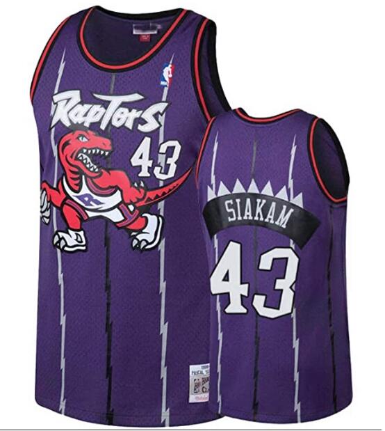 Men's Toronto Raptors #43 Pascal Siakam Purple Hardwood Classic Swingman Jersey Men