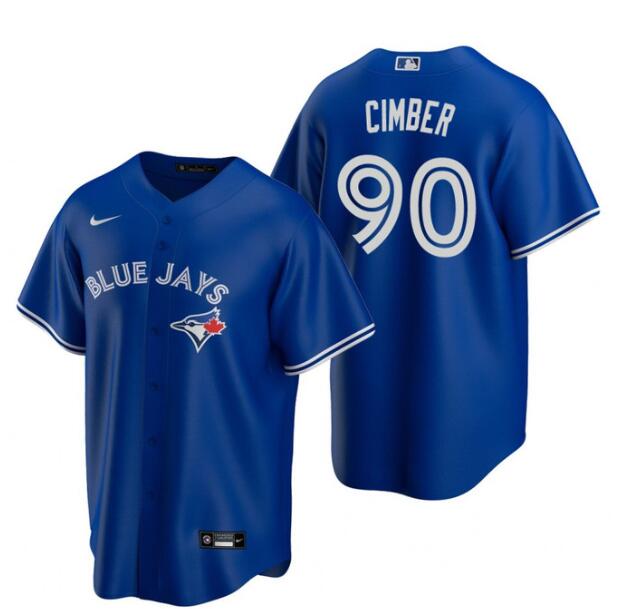 Mens Blue Jays #90 Adam Cimber Royal Alternate Blue Nike Jerseys