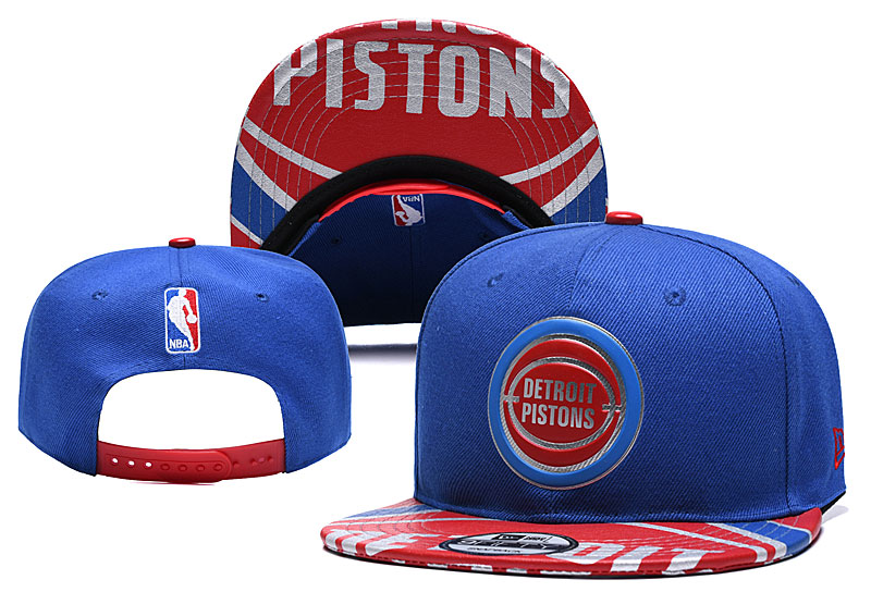 NBA Detroit Pistons Snapbacks-YD697