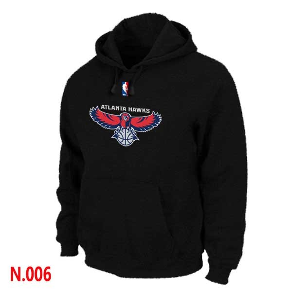 NBA Hawks Pullover Hoodie Black