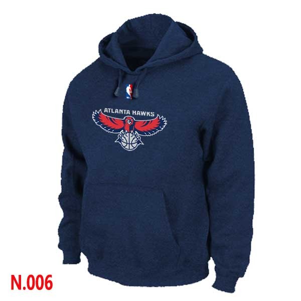 NBA Hawks Pullover Hoodie Navy Blue