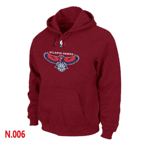 NBA Hawks Pullover Hoodie Red