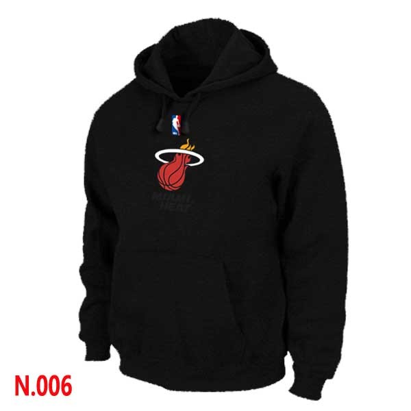 NBA Heat Pullover Hoodie Black