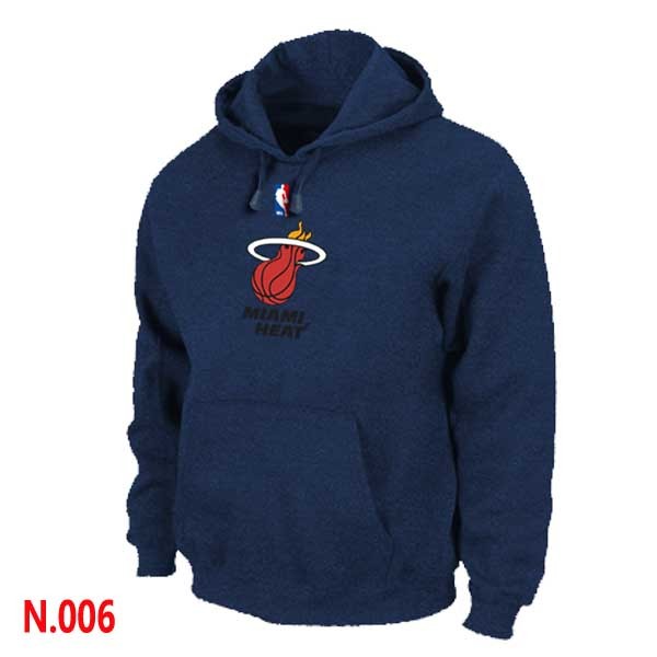 NBA Heat Pullover Hoodie Navy Blue