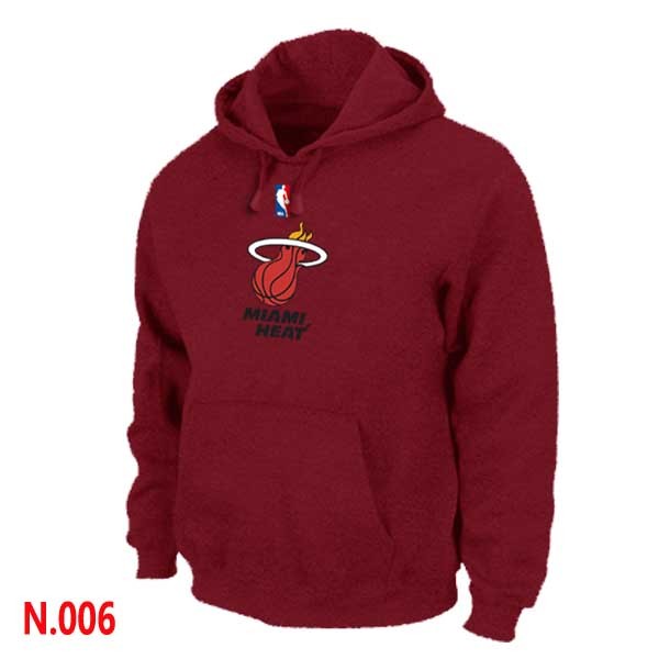 NBA Heat Pullover Hoodie Red