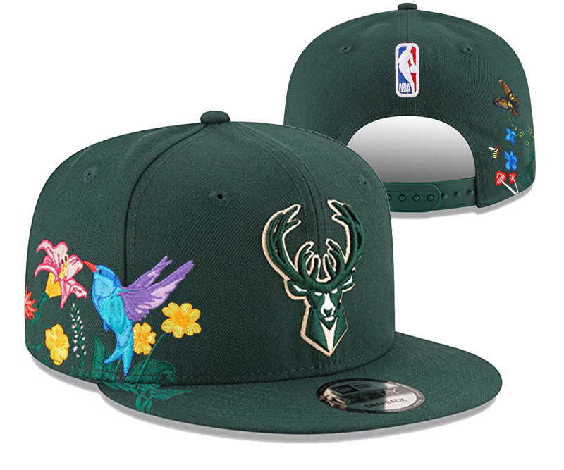 NBA Milwaukee Bucks Snapbacks-YD784