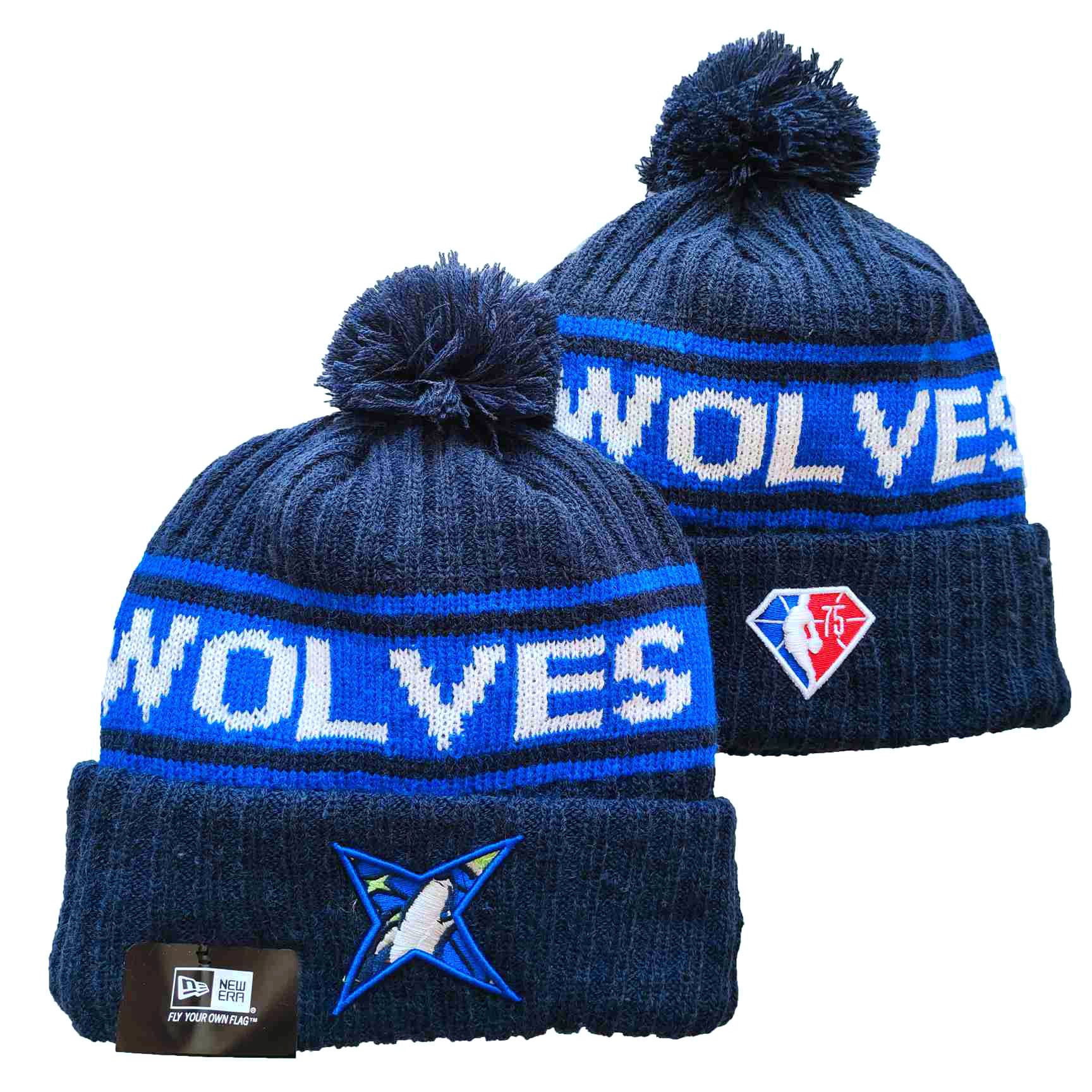 NBA Minnesota Timberwolves Beanies Knit Hats-YD537