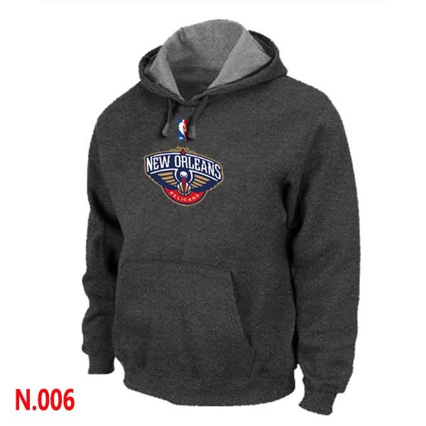 NBA Pelicans Pullover Hoodie D.Grey