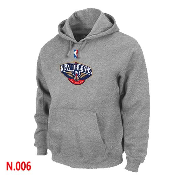 NBA Pelicans Pullover Hoodie L.Grey