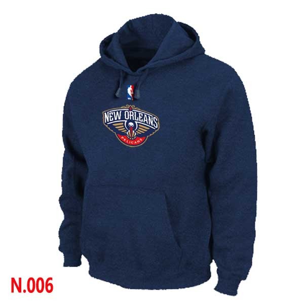 NBA Pelicans Pullover Hoodie Navy Blue