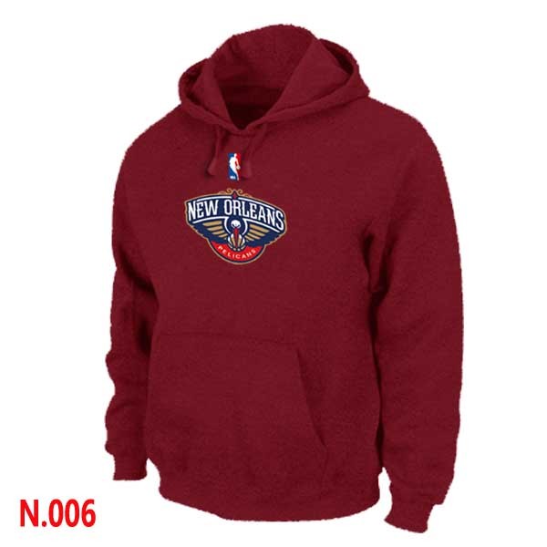 NBA Pelicans Pullover Hoodie Red