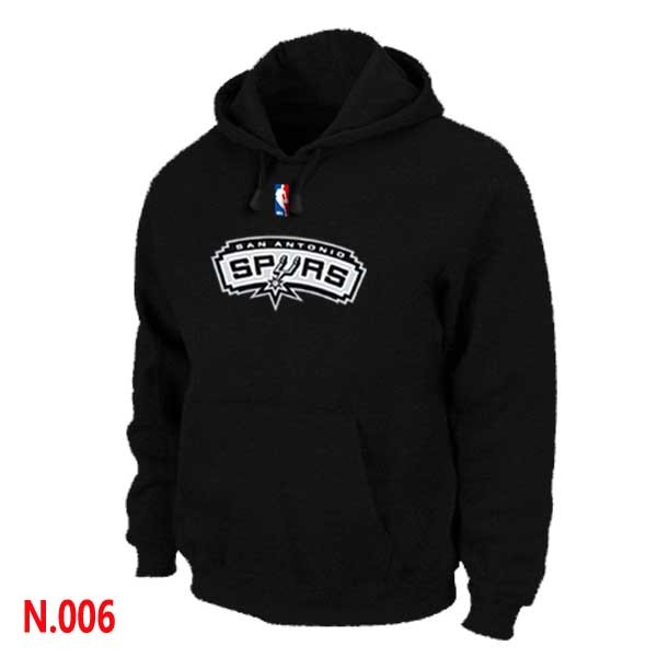 NBA Spurs Pullover Hoodie Black