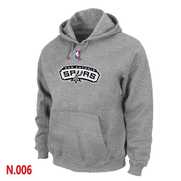 NBA Spurs Pullover Hoodie L.Grey
