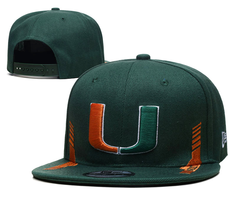NCAA Miami Hurricanes Snapbacks-YD375