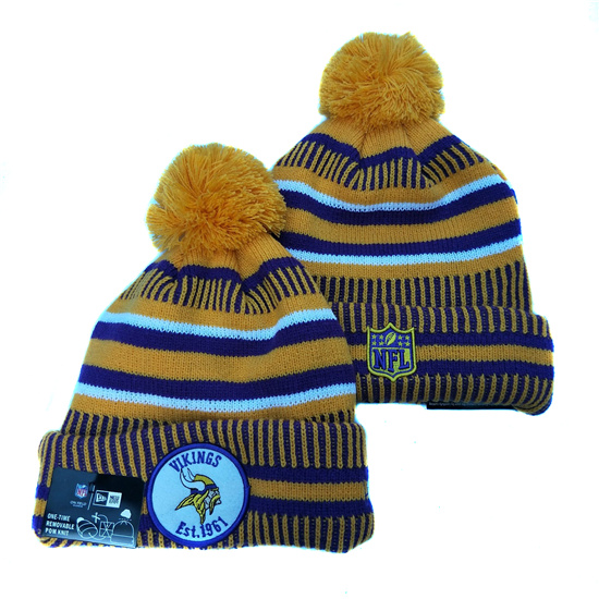NFL Minnesota Vikings Beanies Knit Hats-YD1268