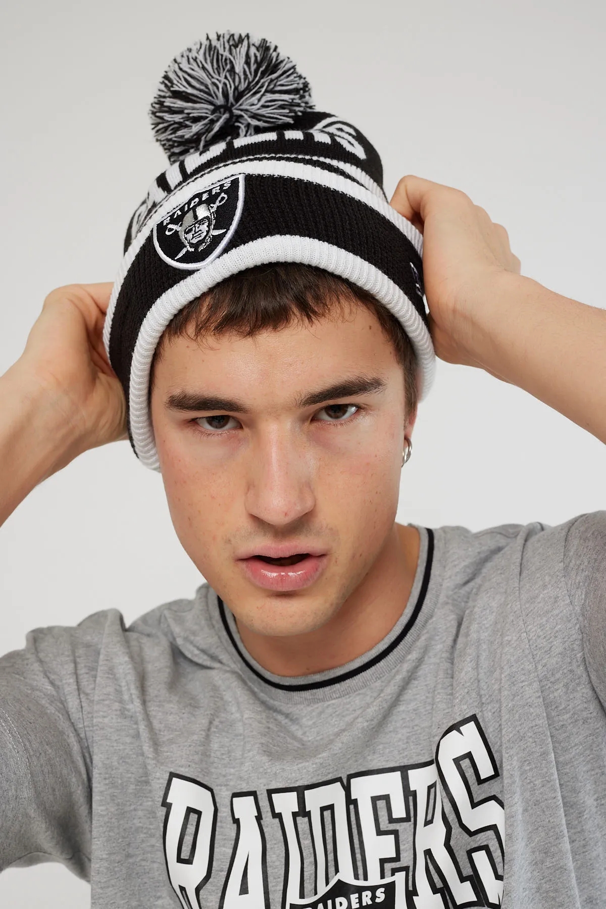 NFL Oakland Raiders Beanies Knit Hats-YD1089