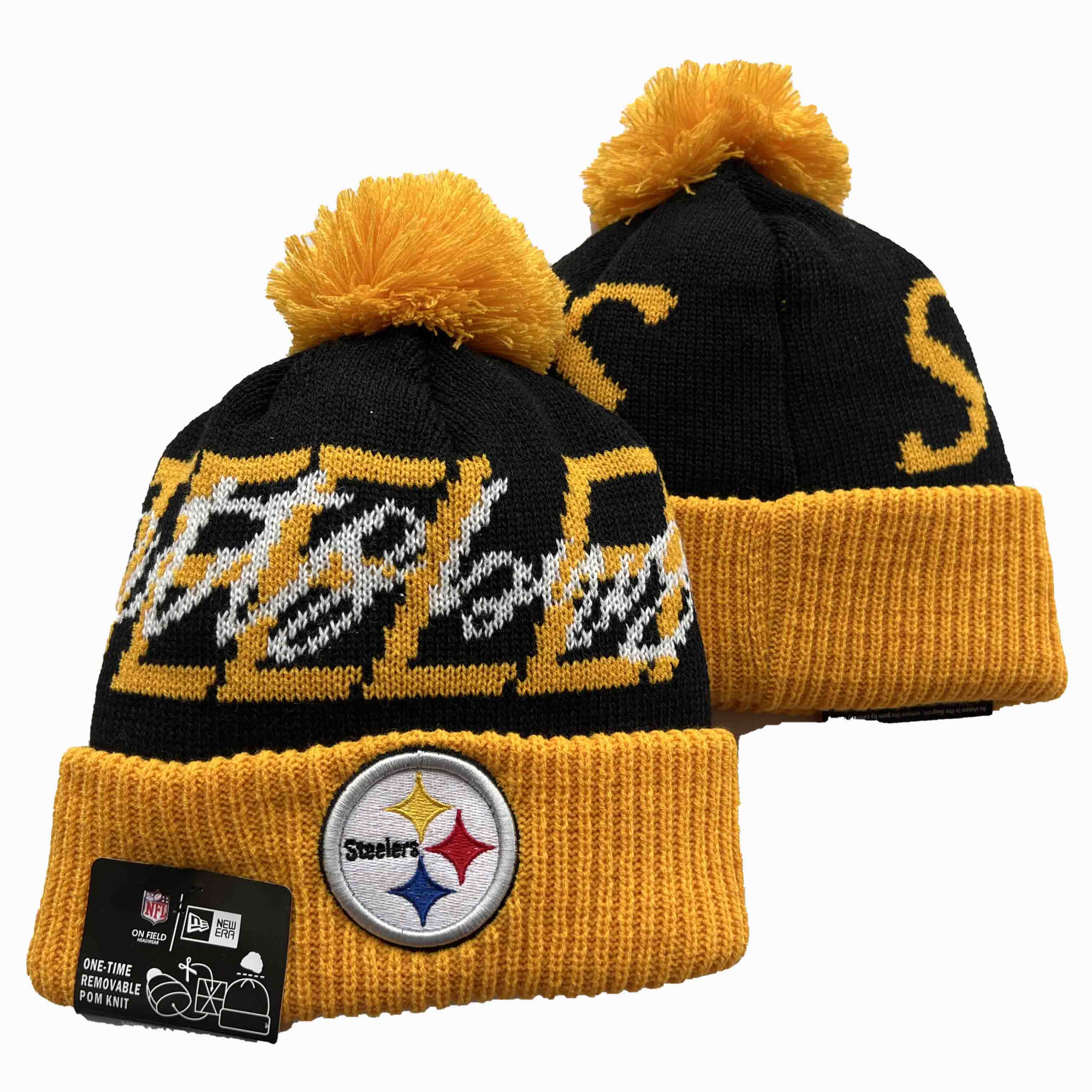 NFL Pittsburgh Steelers Beanies Knit Hats-YD1156