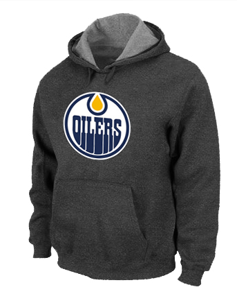NHL Edmonton Oilers Big & Tall Pullover Hoodie D.Grey