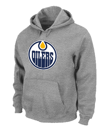 NHL Edmonton Oilers Big & Tall Pullover Hoodie Grey