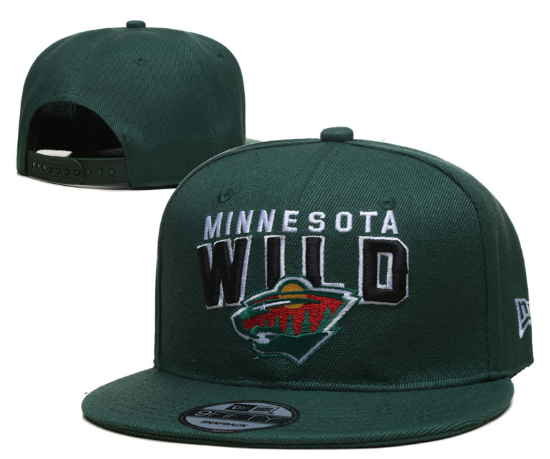NHL Minnesota Wild Snapbacks-YD1697