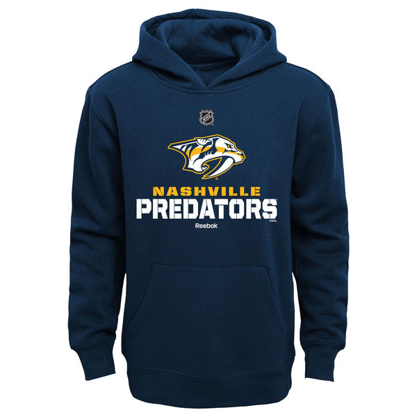 Nashville Predators Reebok Preschool Clean Cut Pullover Hoodie Navy