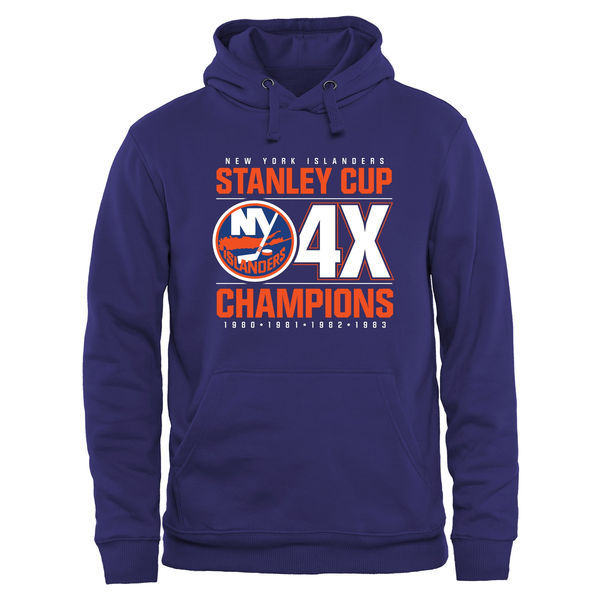 New York Islanders Purple Team Logo Men's Pullover Hoodie03