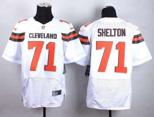 Nike Cleveland Browns #71 Danny Shelton 2015 White Elite Jersey