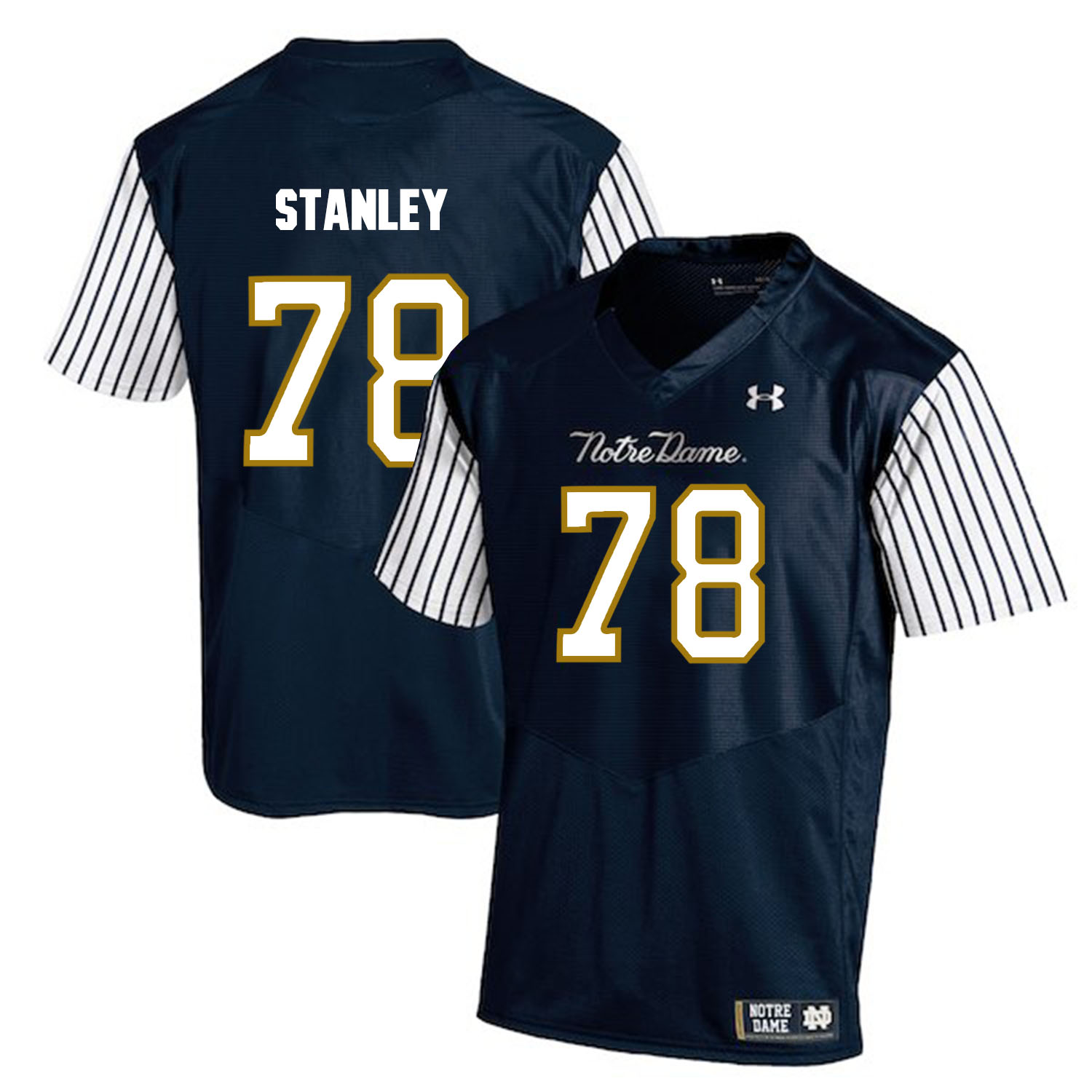 Notre Dame Fighting Irish 78 Ronnie Stanley Navy College Football Jersey