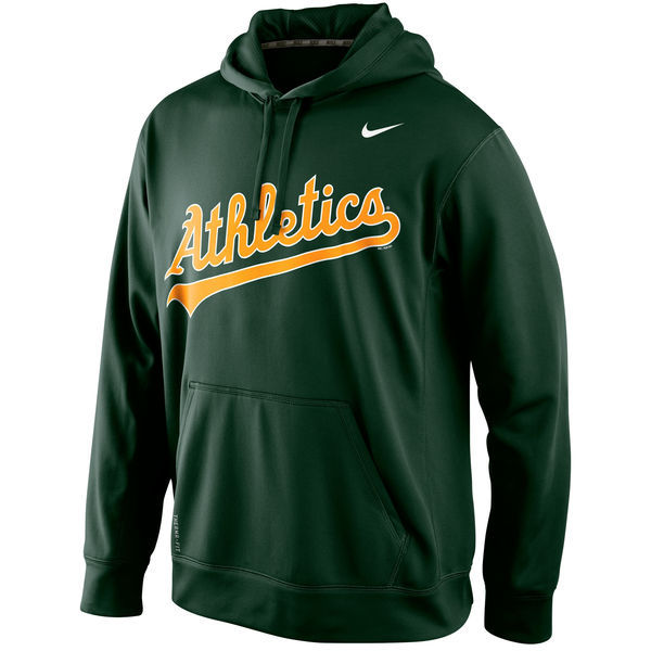 Oakland Athletics Pullover Hoodie Green