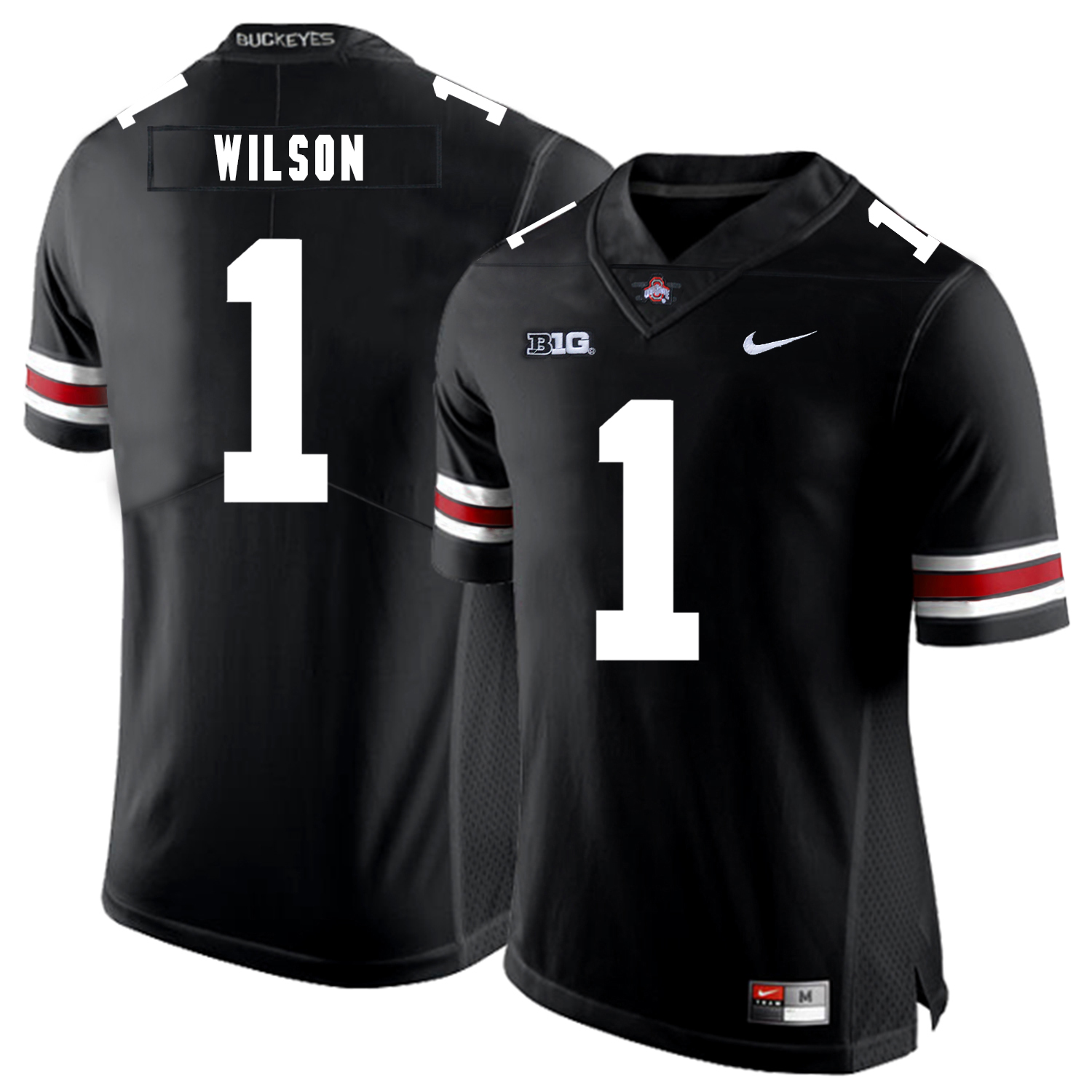 Ohio State Buckeyes 1 Dontre Wilson Black Nike College Football Jersey