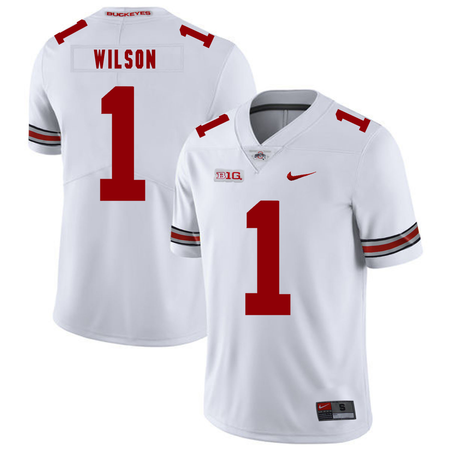Ohio State Buckeyes 1 Dontre Wilson White Nike College Football Jersey