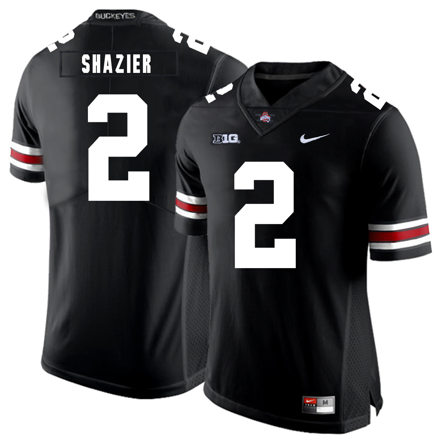 Ohio State Buckeyes 2 Ryan Shazier Black Nike College Football Jersey