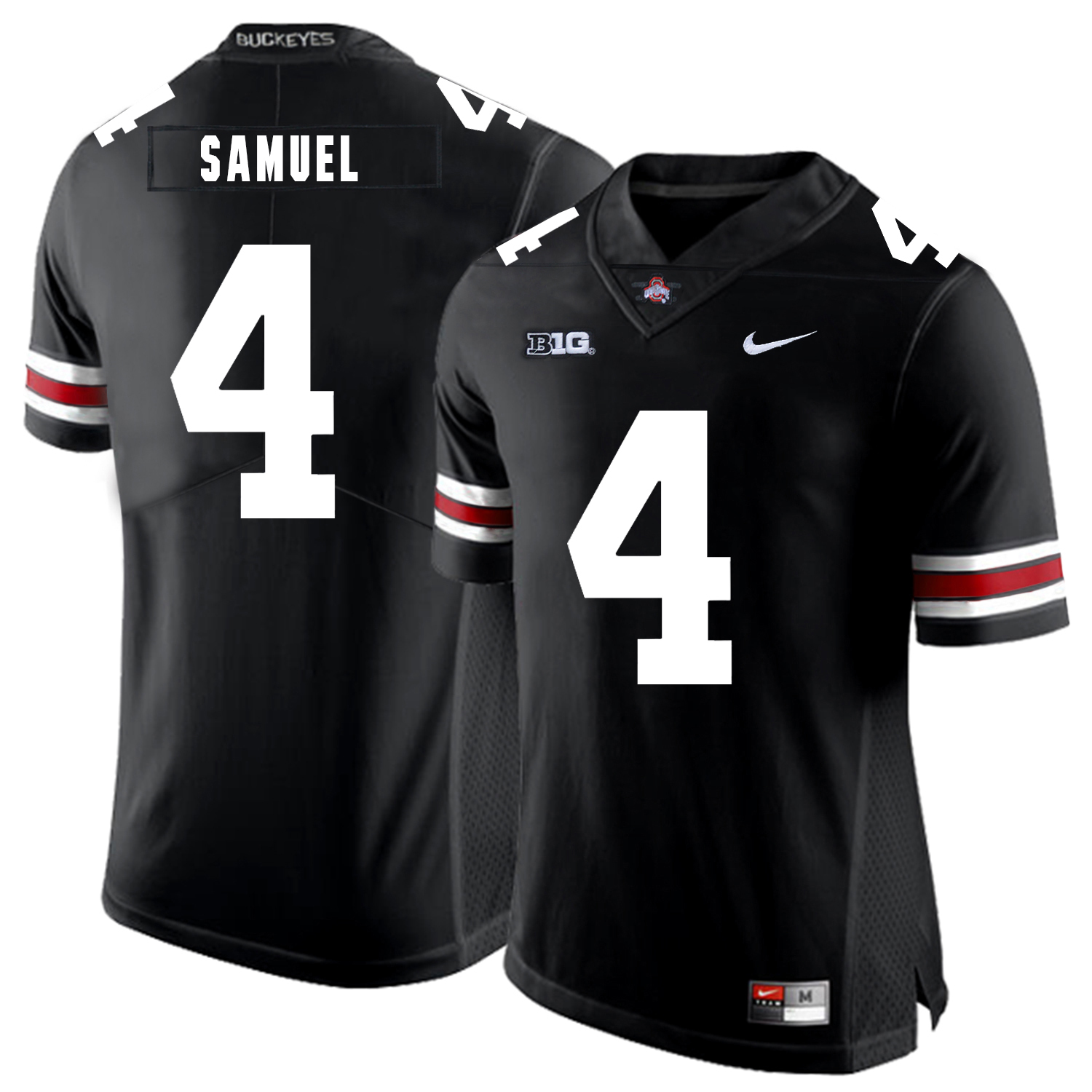 Ohio State Buckeyes 4 Curtis Samuel Black Nike College Football Jersey