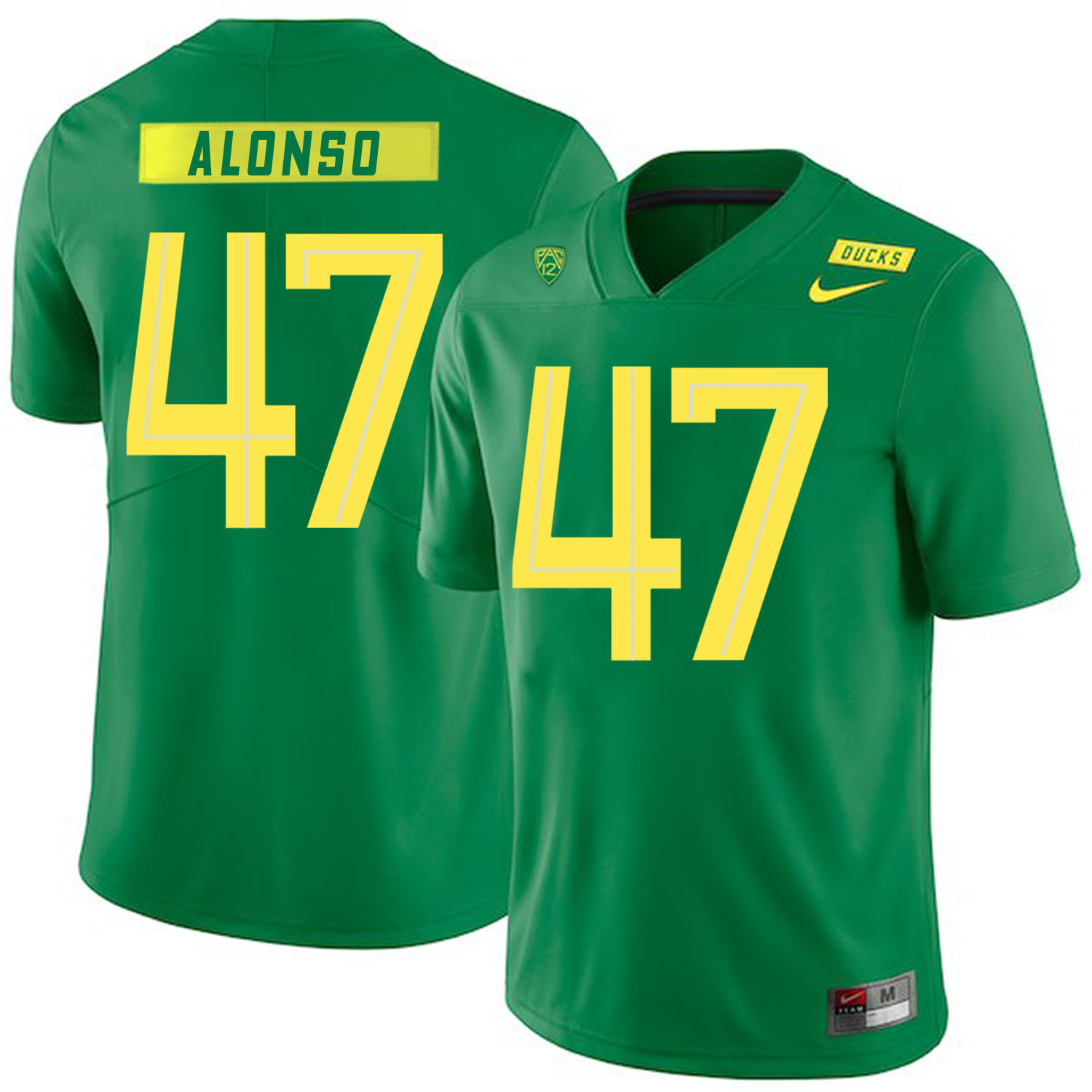 Oregon Ducks 47 Kiko Alonso Apple Green Nike College Football Jersey