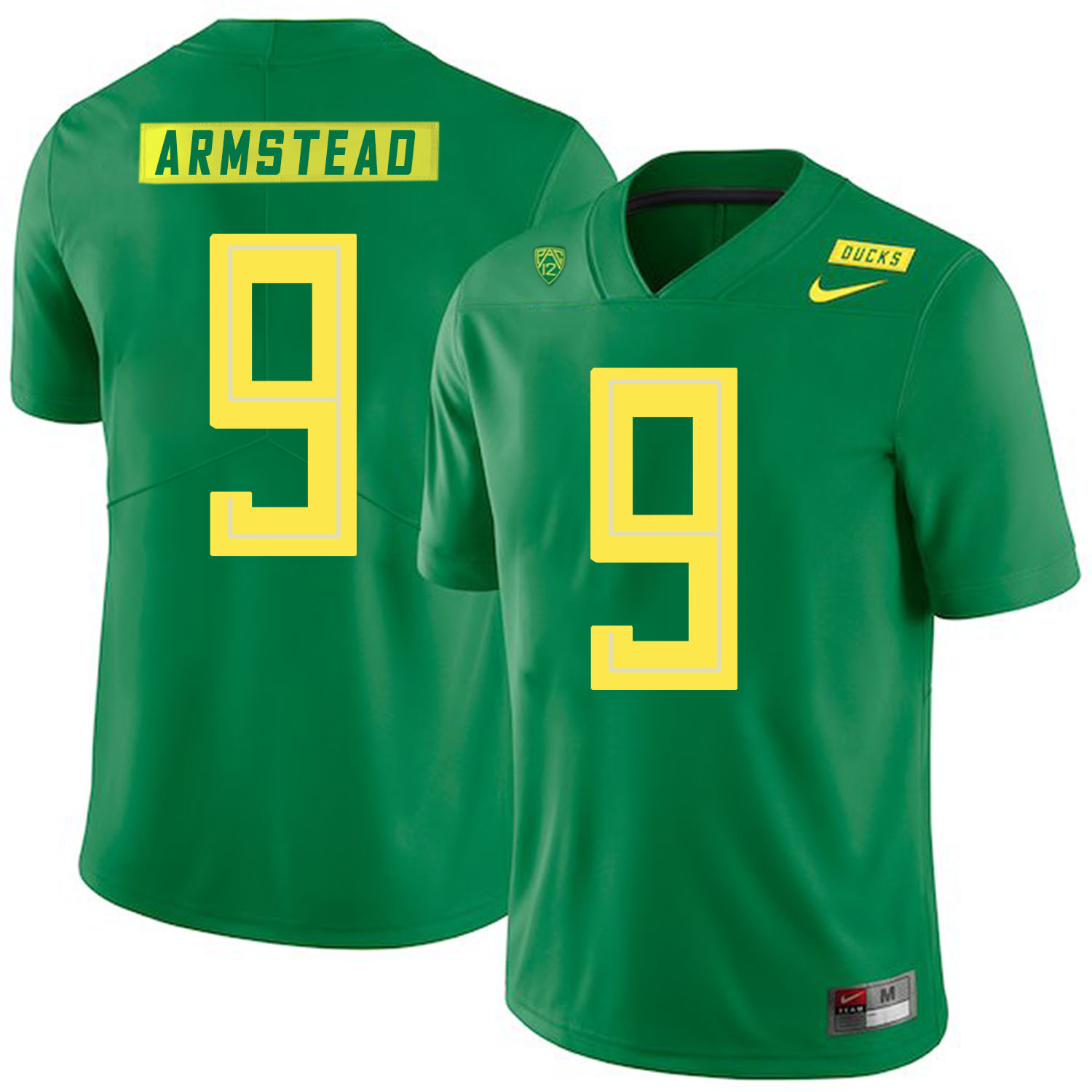 Oregon Ducks 9 Arik Armstead Apple Green Nike College Football Jersey