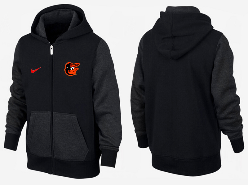 Orioles Fashion Full Zip Hoodie